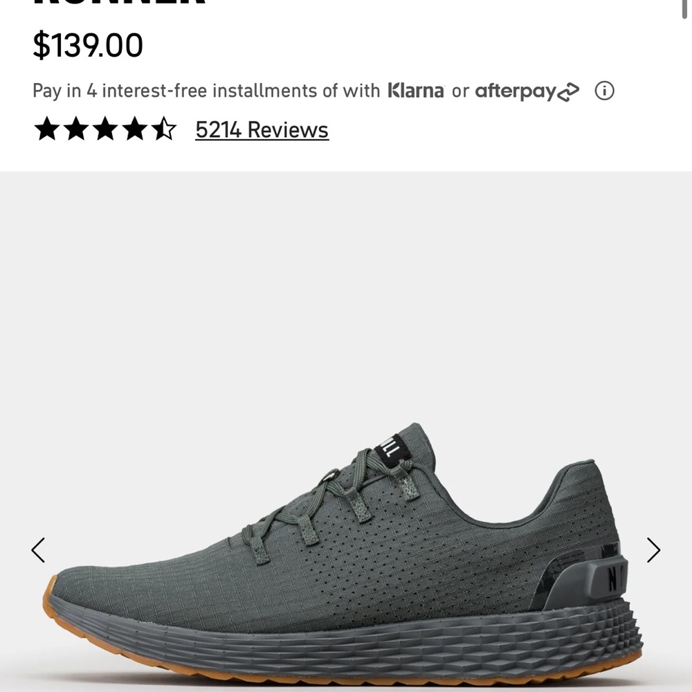 Never-worn NoBull  Gumstop Rip Runners
